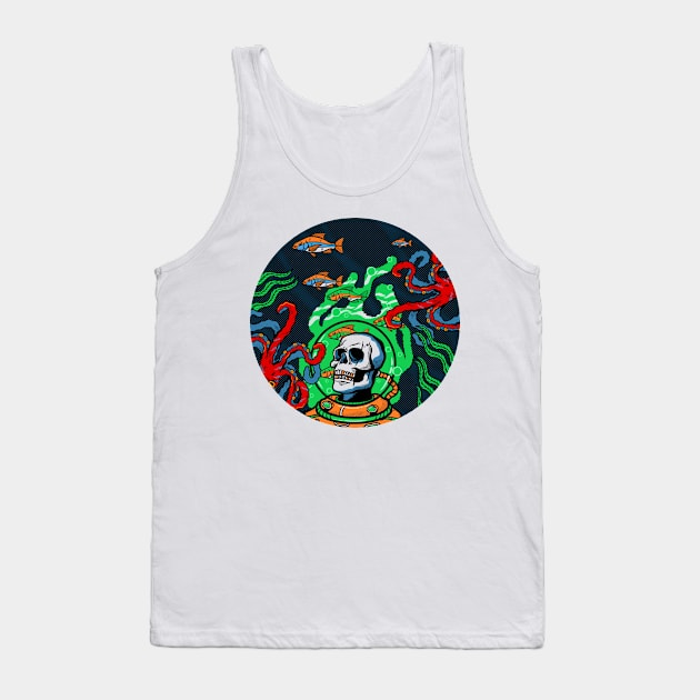 Marine Astronaut Tank Top by Camelo